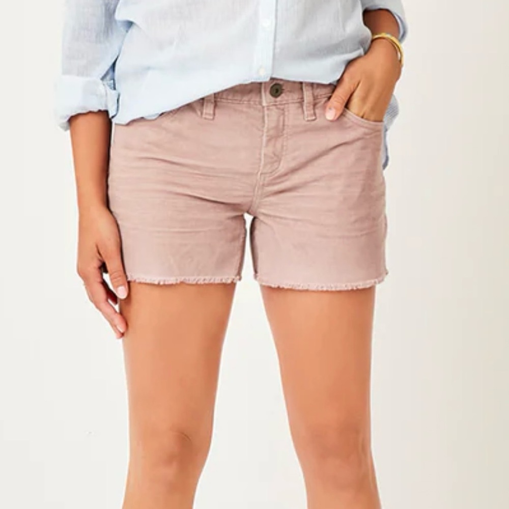 Carve Oahu 4” micro corduroy shorts with raw hem in excellent condition